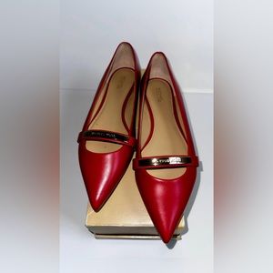 Michael Kors point toe ballet flats